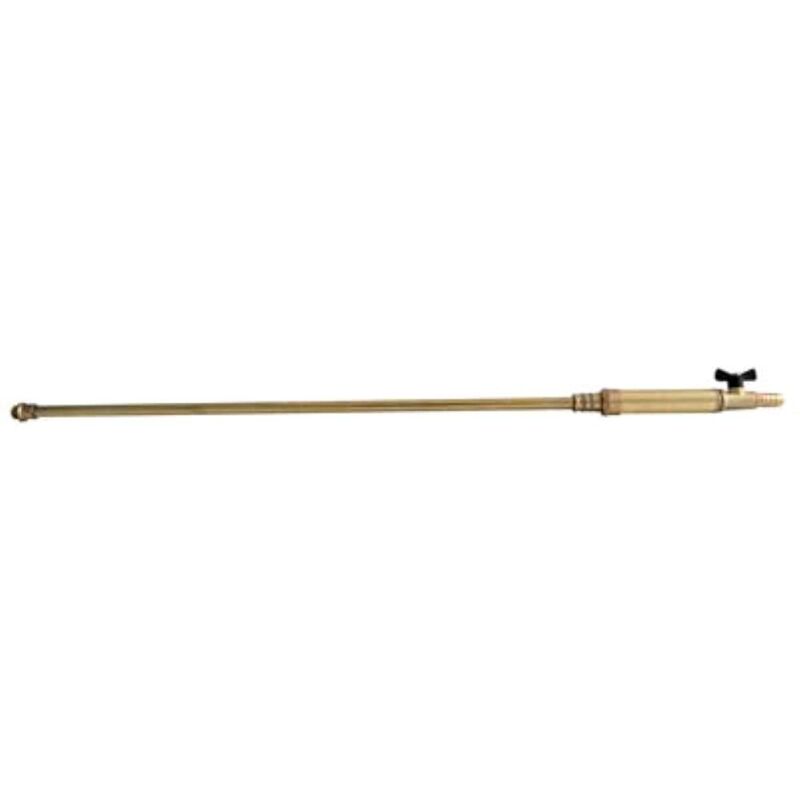 immagine 0 del prodotto lancia con rubinetto a farfalla per pompa rame ottone mm 8 cm 50 1 pz