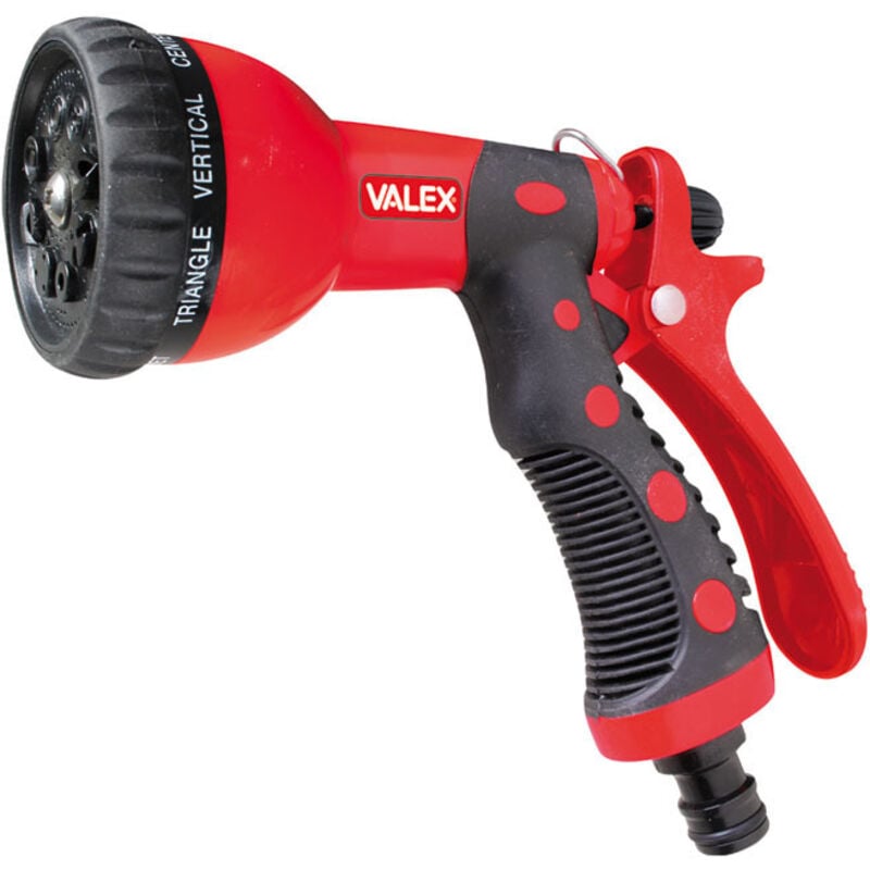 foto del prodotto lancia doccia pistola 8 funzioni irrigazione fiori piante giardino valex 1480081