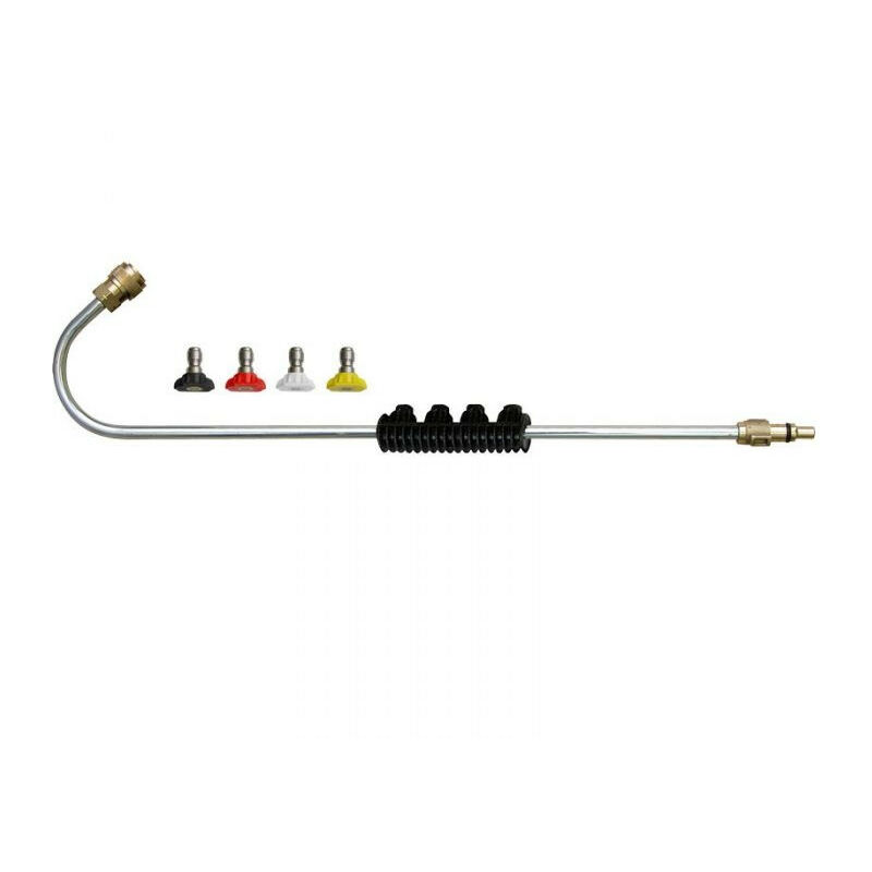 foto del prodotto lancia metallica curva con 4 ugelli 50120445 lavor