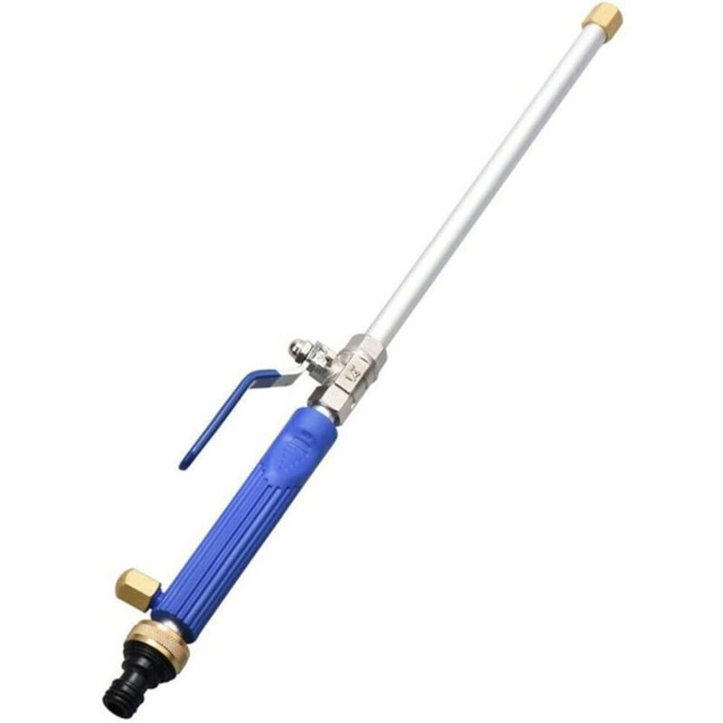 foto del prodotto lancia per idropulitrice 2 in 1, lancia a getto d acqua ad alta pressione per giardino, auto, casa, cortile, finestra blu 