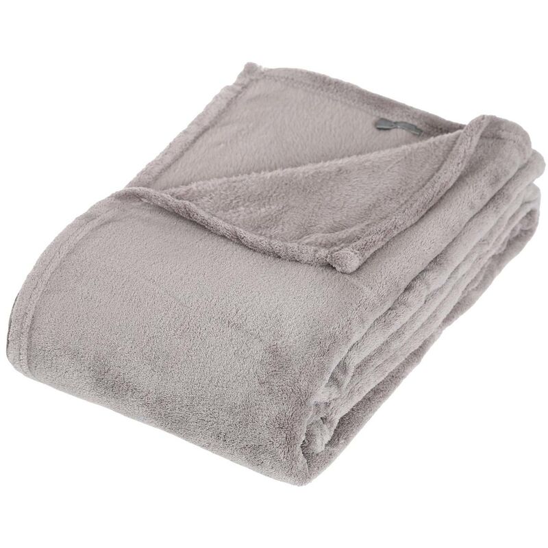 immagine 0 del prodotto lancio in microfibra grigio 125x150cm atmosphera cr ateur d int rieur