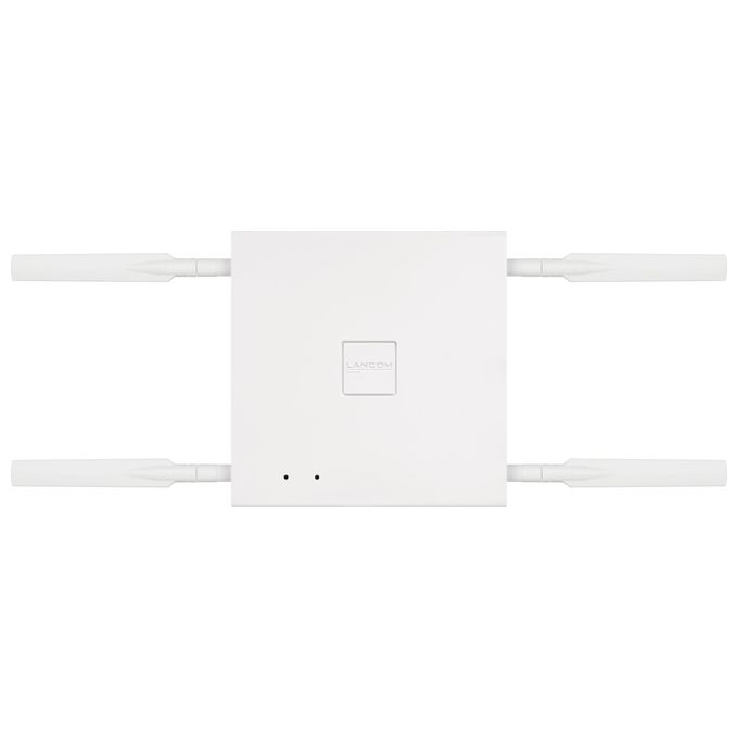 foto del prodotto lancom lx 6402 wifi 6 access point fino a 2400 mbit s 4 antenne tubolari flessibili poe ieee 802.3at 