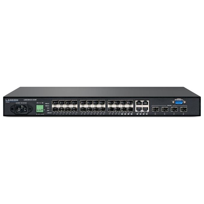foto del prodotto lancom systems gs-2328f gestito l3 gigabit ethernet (10-100-1000) nero 1u