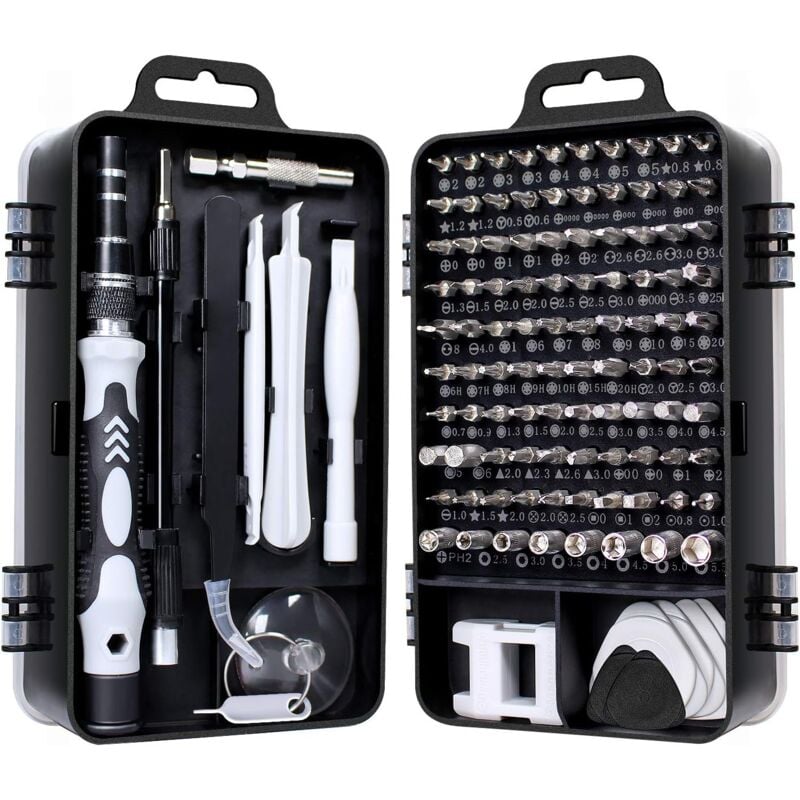 foto del prodotto langray 115 in 1 mini set di cacciaviti di precisione, kit di strumenti, piccola scatola di cacciaviti torx per smontaggio computer portatile per