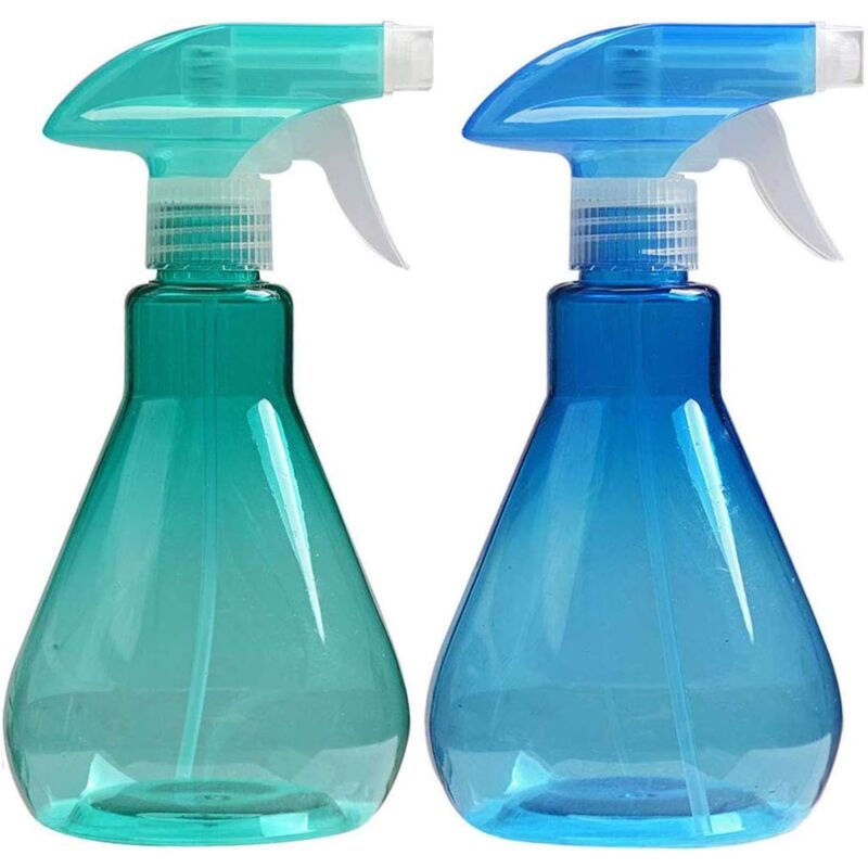 foto del prodotto langray 2 pezzi 500ml flacone spray multifunzione in plastica, flacone spray spruzzatore da giardino per annaffiare piante e fiori o pulire camere,
