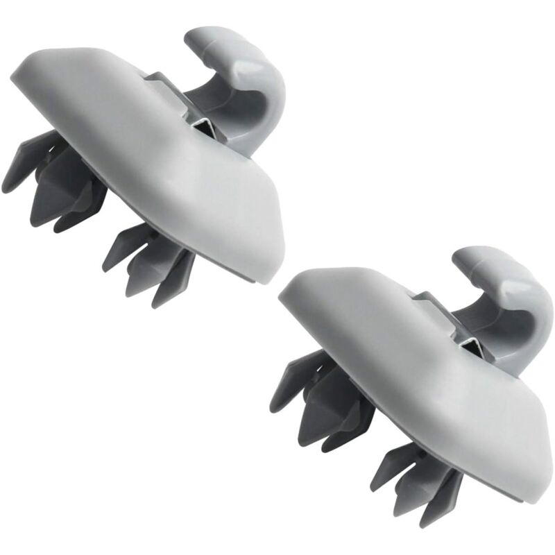 foto del prodotto langray 2 pezzi clip per visiera parasole interna, morechioce 8u0857562a gancio per gancio per visiera parasole in plastica compatibile con a1 a3