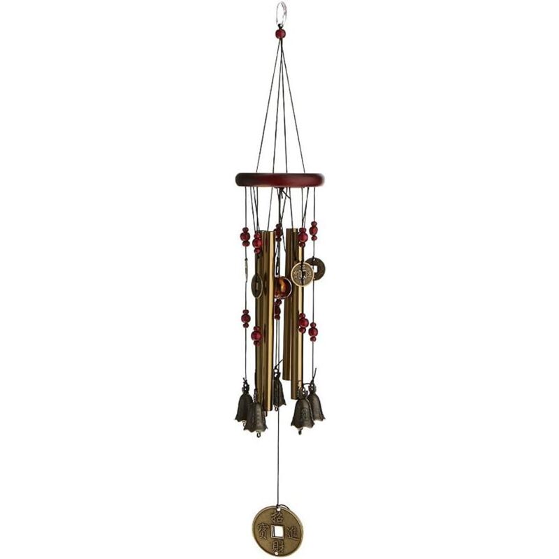 foto del prodotto langray campanello a vento, 4 tubi, 5 campane, campanello a vento 