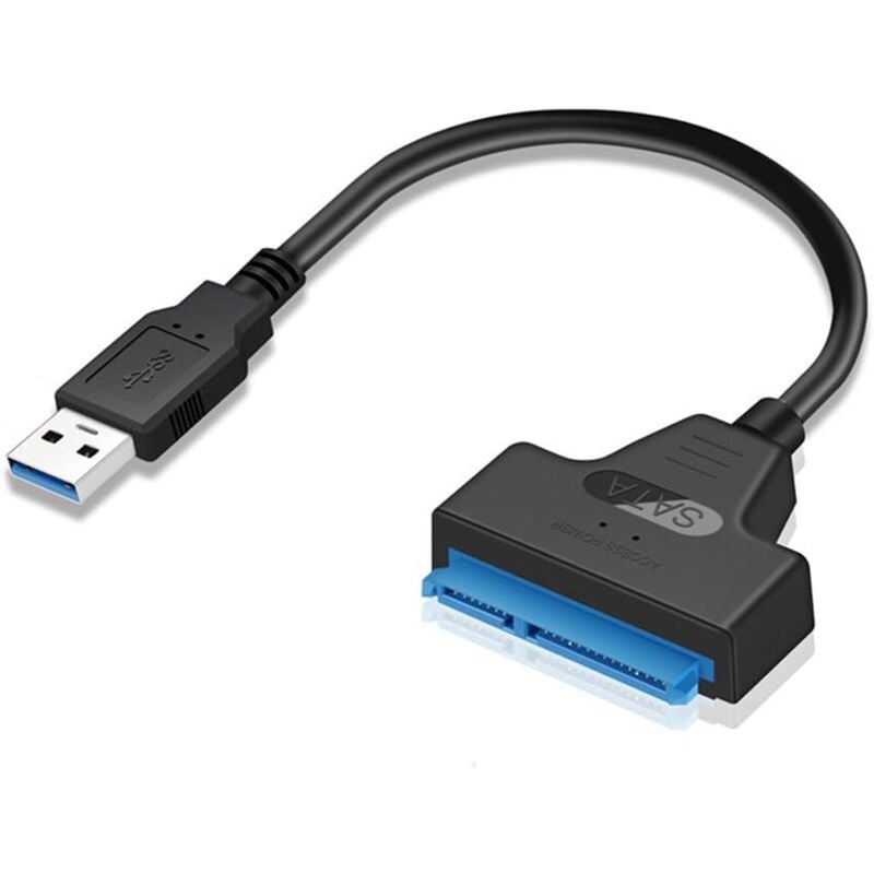 foto del prodotto langray cavo adattatore da usb a sata per unit ssd hdd da 2,5 , convertitore e cavo esterno da sata a usb 3.0, convertitore usb 3.0 sata iii cavo