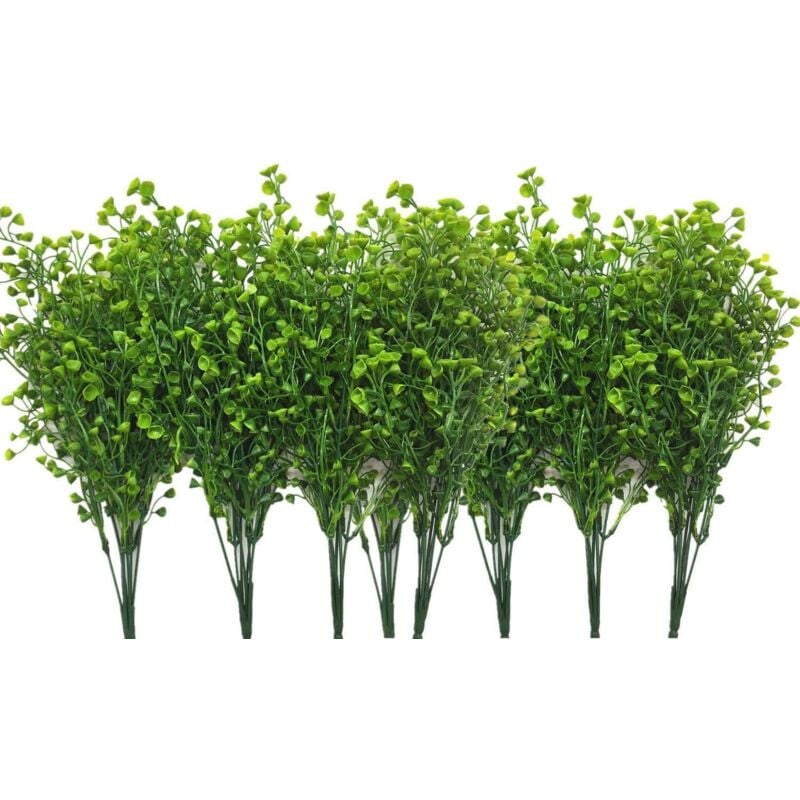 foto del prodotto langray cespugli di arbusti artificiali, piante verdi finte in plastica matrimonio interni esterni giardino domestico veranda cucina ufficio