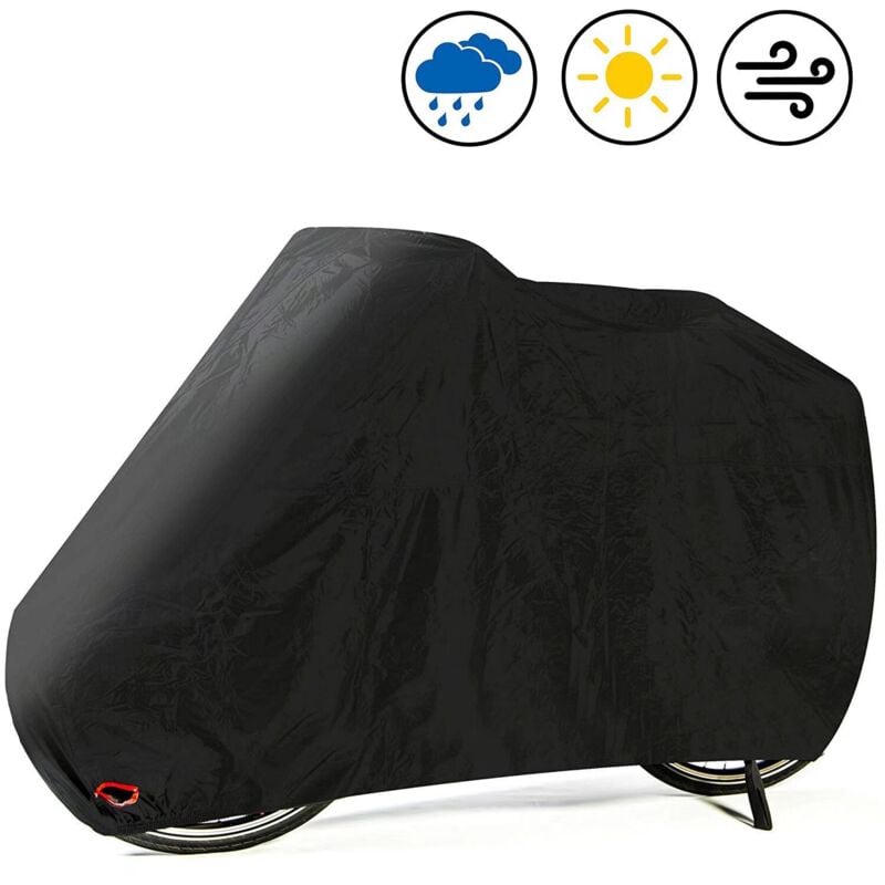 foto del prodotto langray copertura protettiva impermeabile e antistrappo per biciclette super garage per bici con materiale in poliestere rivestito e borsa