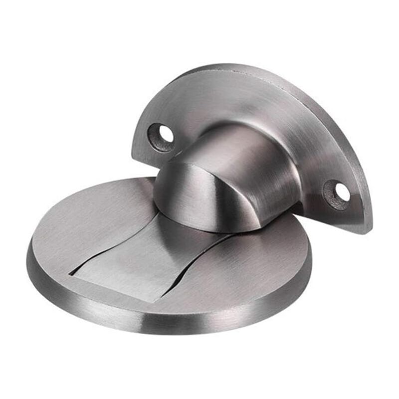 foto del prodotto langray fermaporta magnetico in acciaio inossidabile 304, fermaporta per casa, hotel, ristoranti e uffici, argento spazzolato