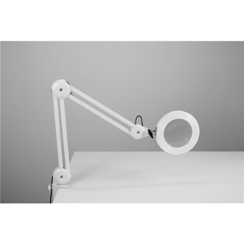 immagine 0 del prodotto langray lampada d ingrandimento, lampada da lavoro morsetto metallico, braccio girevole, illuminazione dimmerabile in 3 modalit colore classe