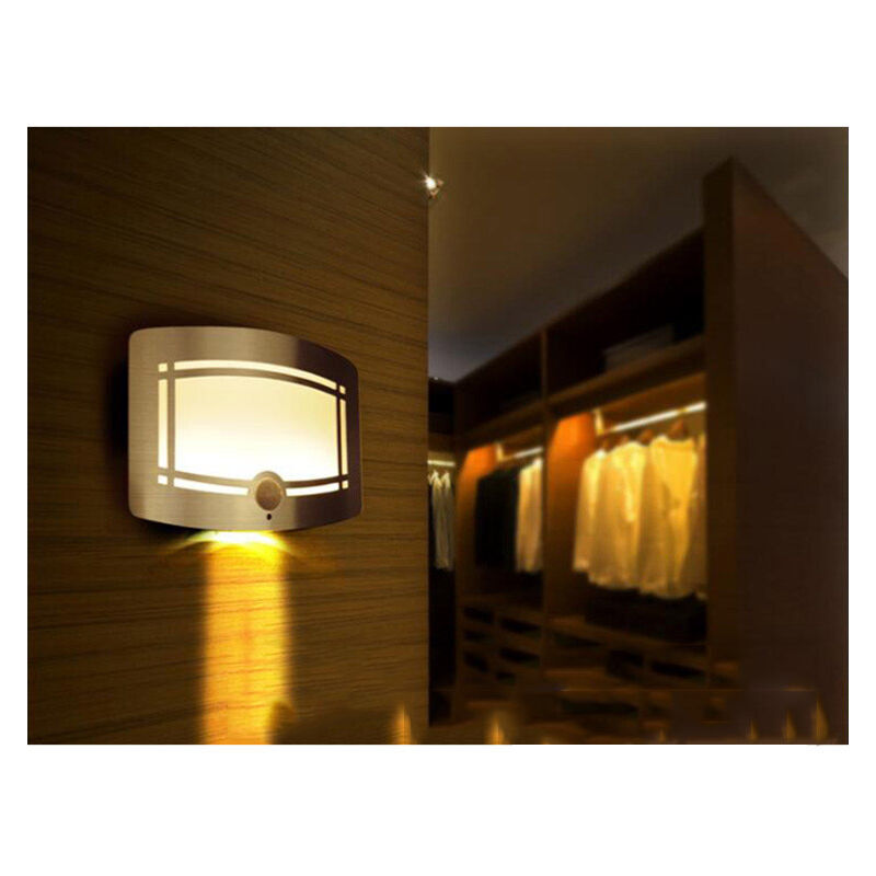 foto del prodotto langray lampada da parete a led wireless, rilevamento di movimento e luce, a batteria, per corridoio, scale, ingresso, seminterrato
