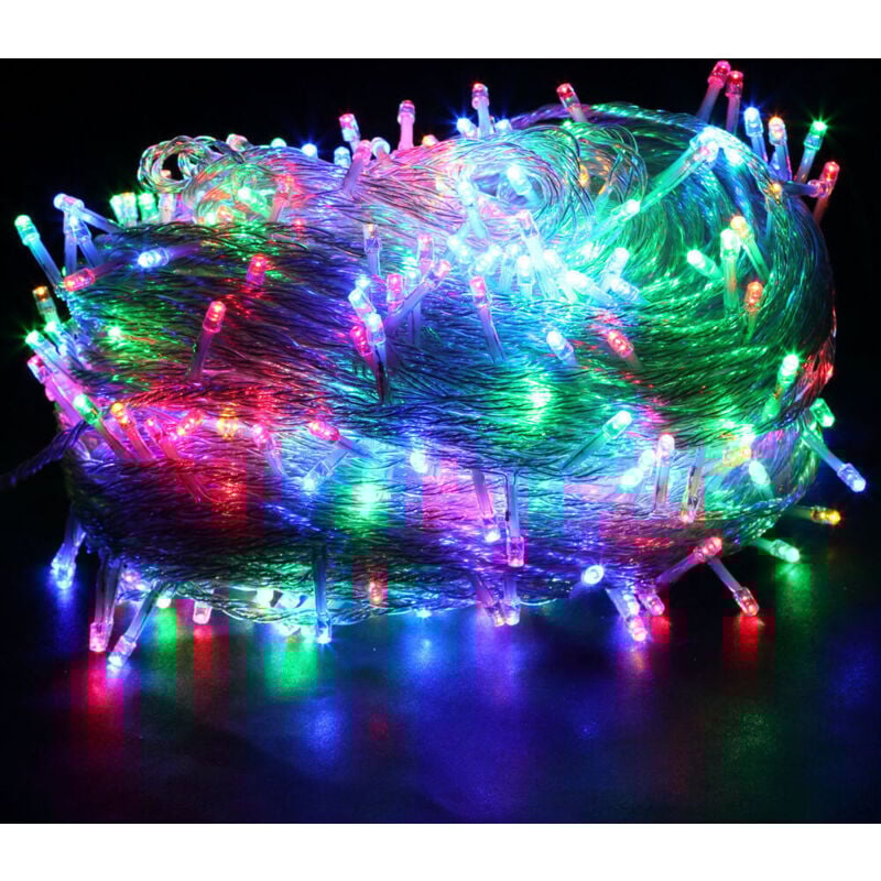 foto del prodotto langray luci a stringa led da 20 m, 200 luci, 8 modalit di illuminazione, per feste, giardino, interni ed esterni, luci di natale colorate