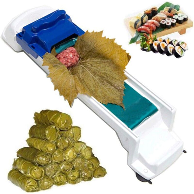 foto del prodotto langray rotolo di foglie di vite, involtini di verdure, utensili per preparare il sushi, stampo per onigiri, macchina per foglie di vite e verdure