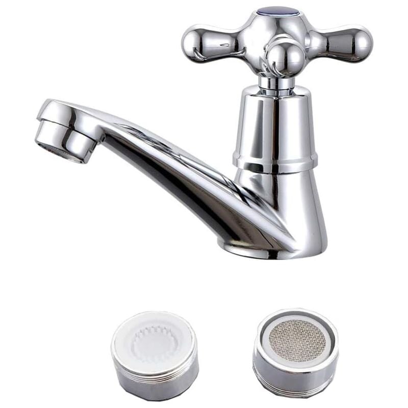 foto del prodotto langray rubinetto singolo acqua fredda rubinetto acqua, rubinetto singolo fredda rubinetto acqua lavabo cromato, per bagno di casa lavandino wc