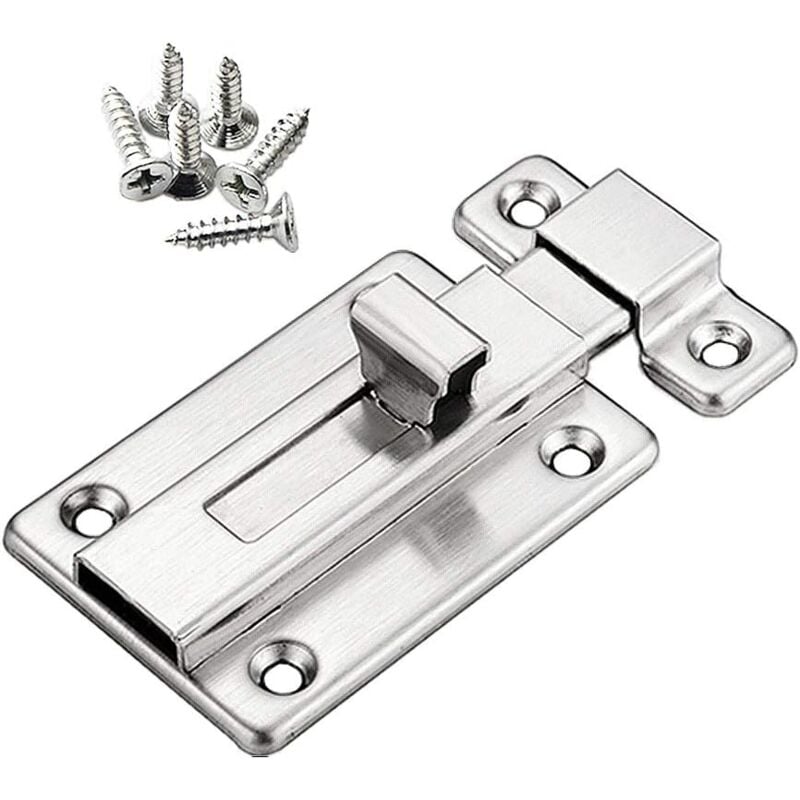 foto del prodotto langray serratura a cilindro per porta scorrevole in acciaio inossidabile per bagni, porte e finestre, serrature per animali domestici 8 cm 1