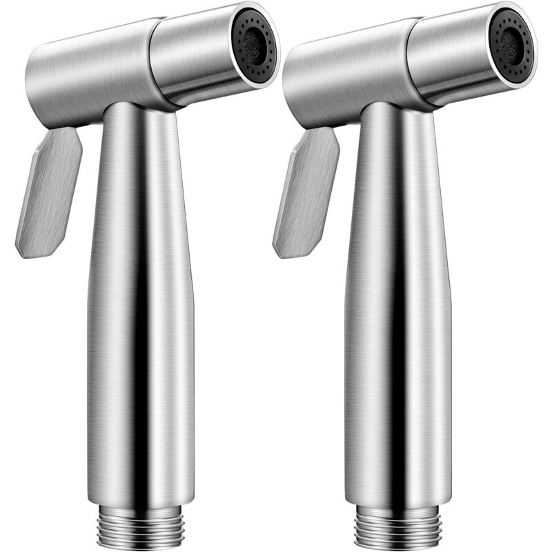 foto del prodotto langray set da bagno con 2 spruzzatori per wc e bidet in acciaio inossidabile