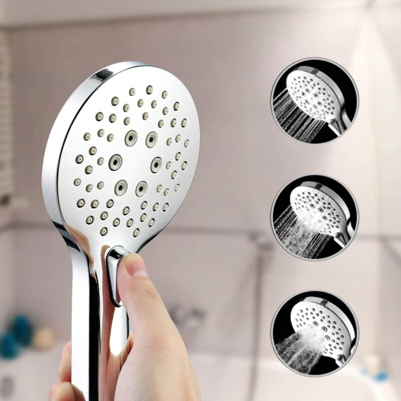 foto del prodotto langray soffione doccia anticalcare a risparmio idrico, soffione doccia con filtro con 3 modalit ad alta pressione, soffione doccia portatile,