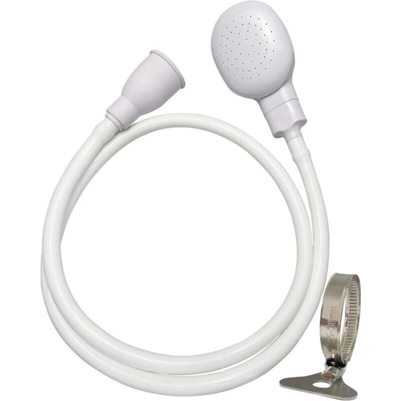 foto del prodotto langray soffione doccia per animali domestici con tubo di gomma, rubinetto singolo, lavaggio dei capelli, doccia per animali domestici, irrigazione
