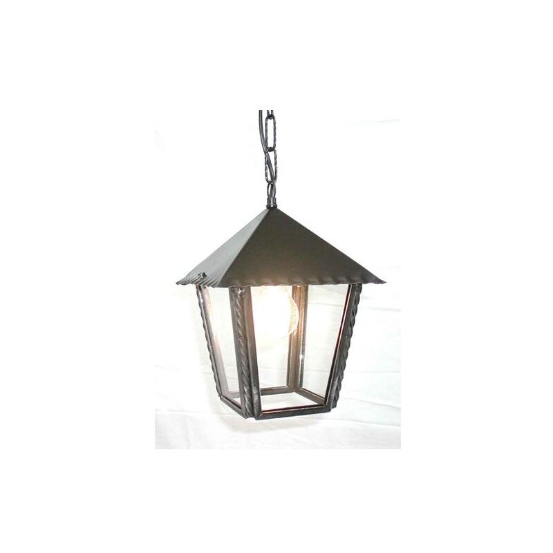 foto del prodotto lanterna a catena heidi in ferro battuto lampade lampione applique lanterne
