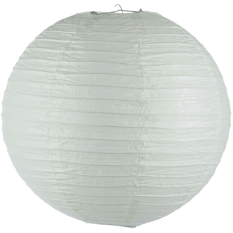 foto del prodotto lanterna a sfera di carta bianca d45cm atmosphera cr ateur d int rieur