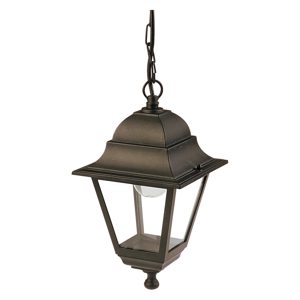 foto del prodotto lanterna a sospensione bianco argento 35x18x11