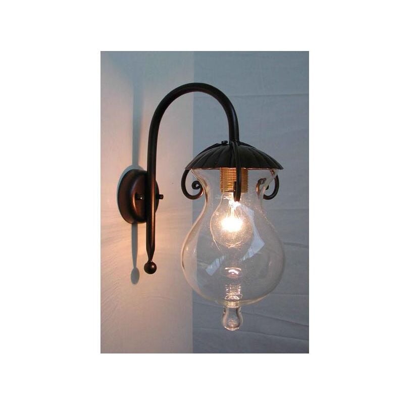 foto del prodotto lanterna applique goccia in ferro battuto lampade lampione applique lanterna