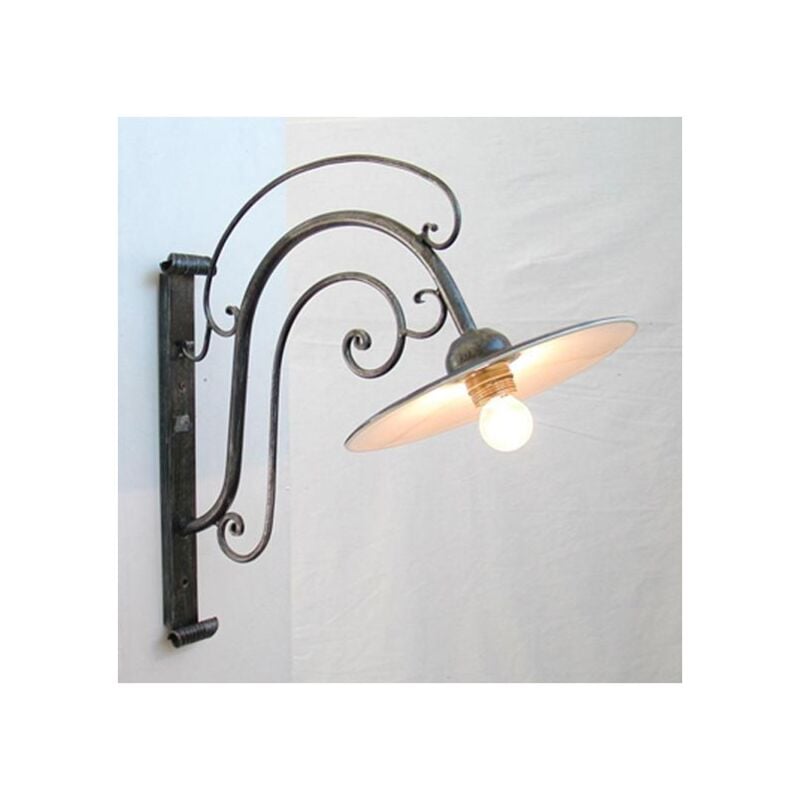 foto del prodotto lanterna applique in ferro battuto elefantino piatto cruccolini lampada