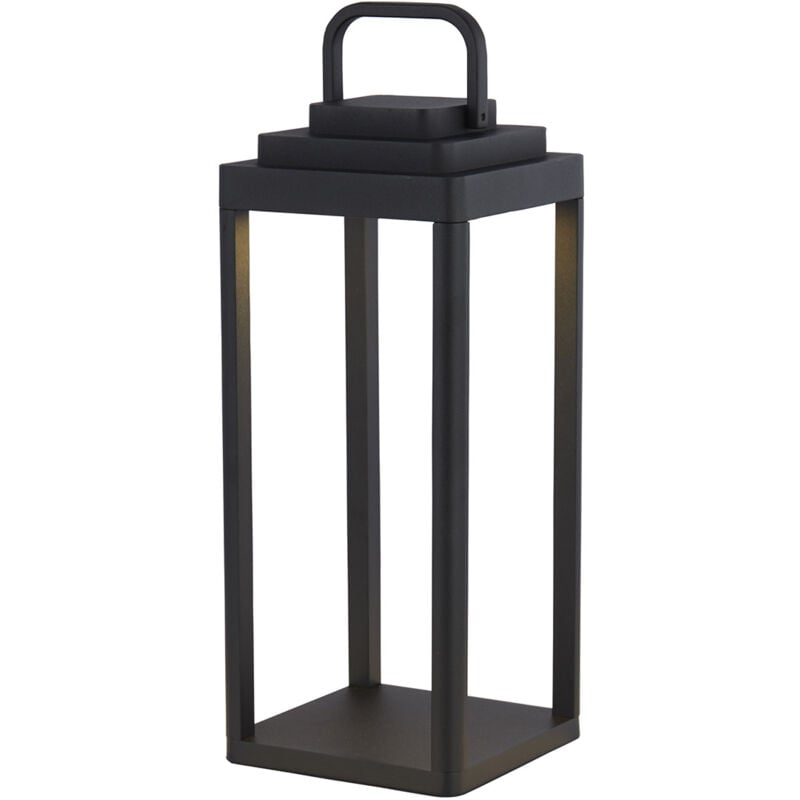 foto del prodotto lanterna contemporaneo portabello alluminio nero led 2w 3000k