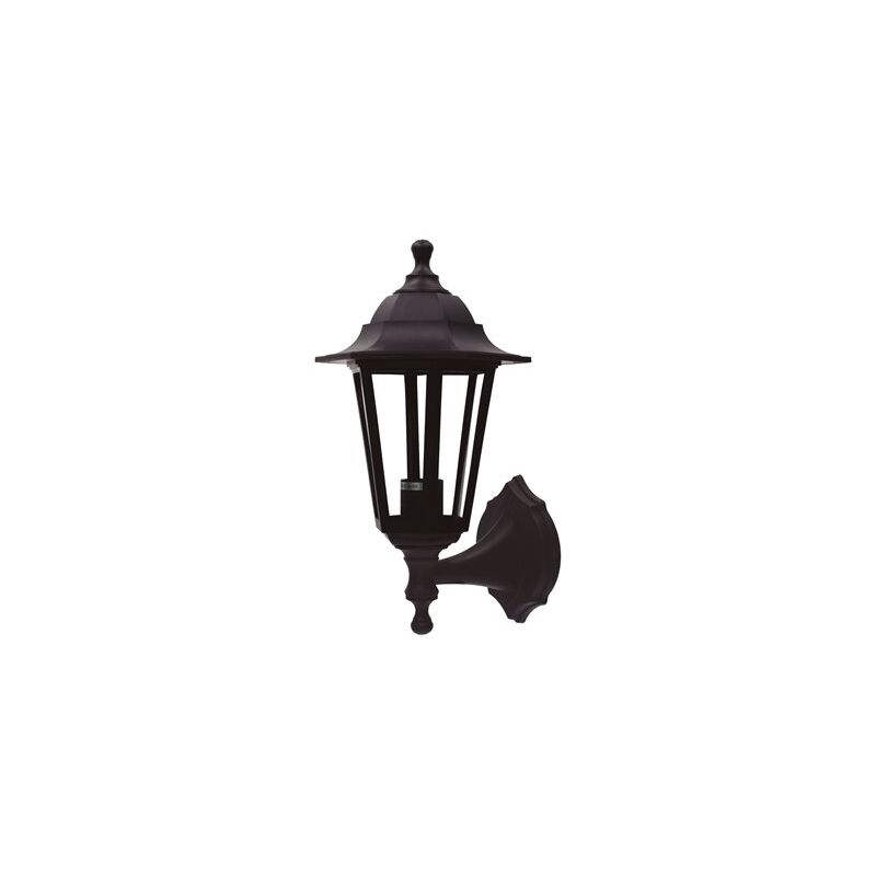 foto del prodotto lanterna da giardino braccio reversibile bagan serie e27 ip44 nera