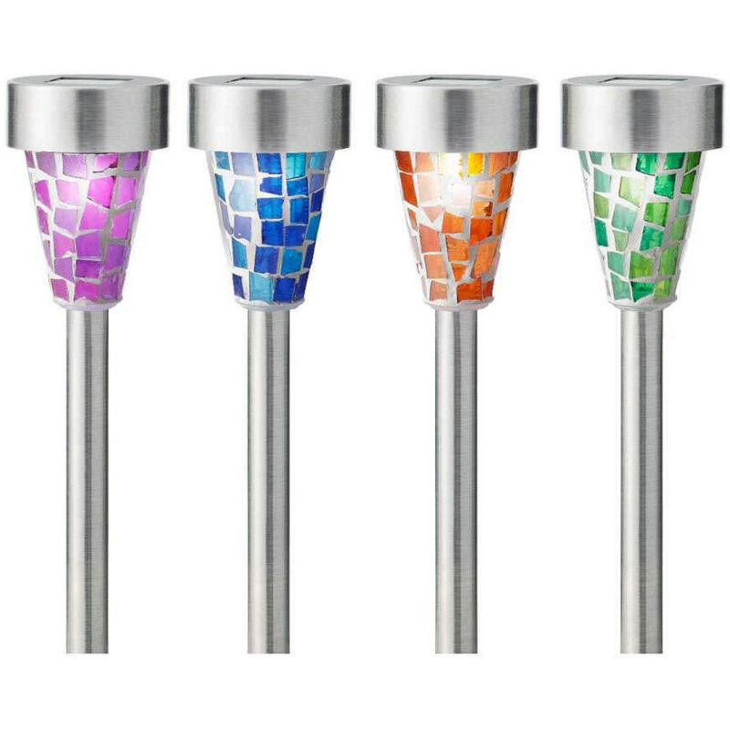 foto del prodotto lanterna da giardino lumineo 39 cm multicolore solare