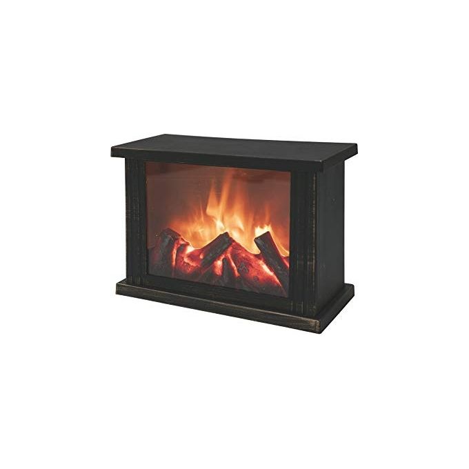 foto del prodotto lanterna fuoco finto 27.5x11.5x20 cm
