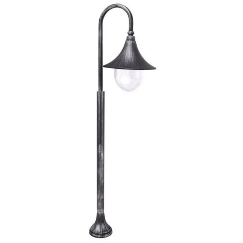 foto del prodotto lanterna galatea su piantana giardino illuminazione viale cm 36x26x135h 22226 