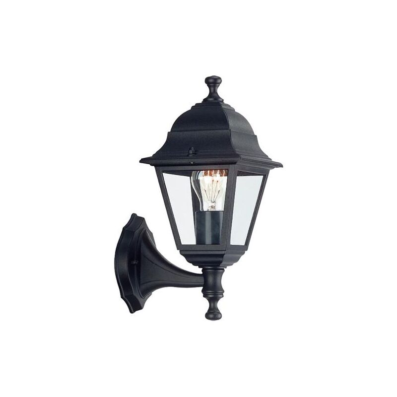 foto del prodotto lanterna giardino charme mini alta nera papillon scatola ex 50068 