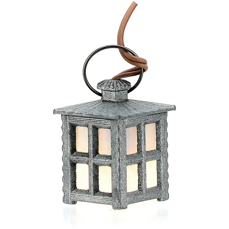 foto del prodotto lanterna in metallo h 3 cm luce bianca 3,5 v accessori presepe - a45b