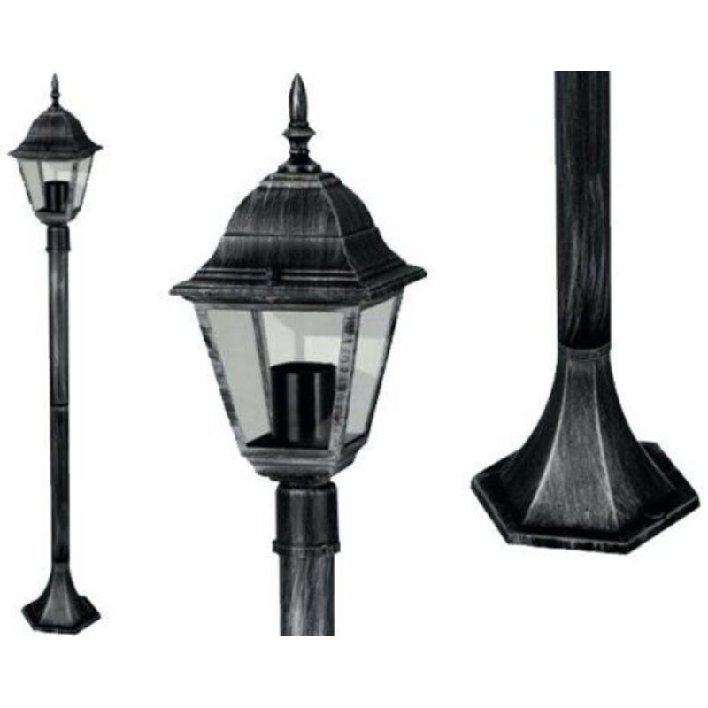 foto del prodotto lanterna lampione vienna 1 luce su piantana lanterne illuminazione cm.15x16xh112