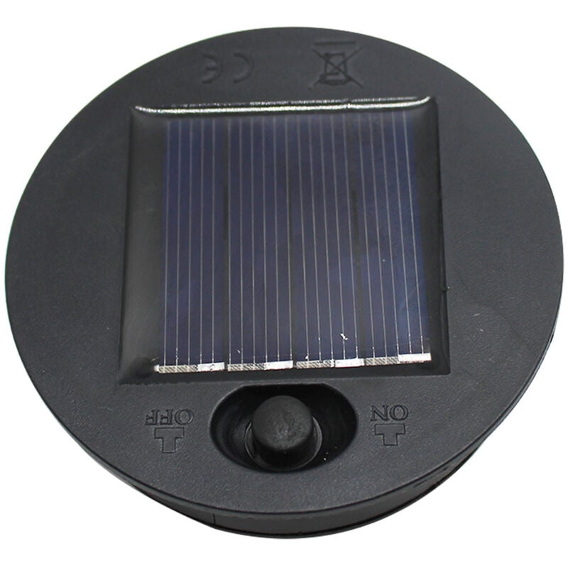 foto del prodotto lanterna led di ricambio solare luci superiori pannello solare lampada di ricambio batteria scatola per lampada di diametro esterno batteria di