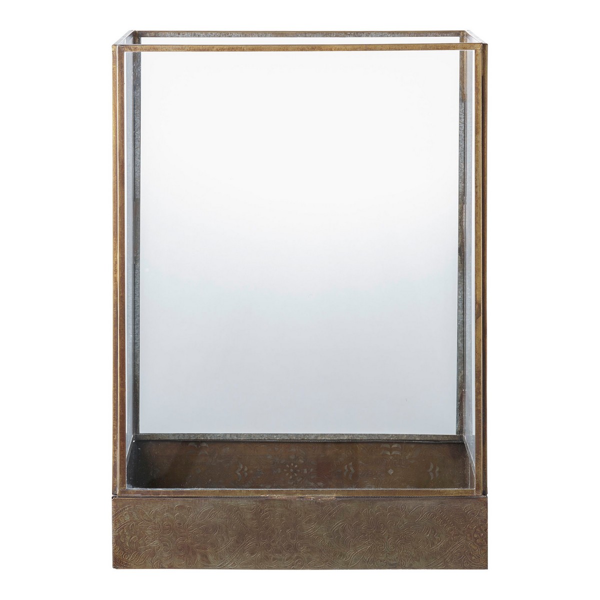 foto del prodotto lanterna manali, ottone, vetro, 15x25x36,5 cm, epikasa