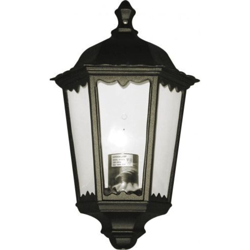 foto del prodotto lanterna new york minerva a muro lanterne illuminazione giardino cm.22x26xh43