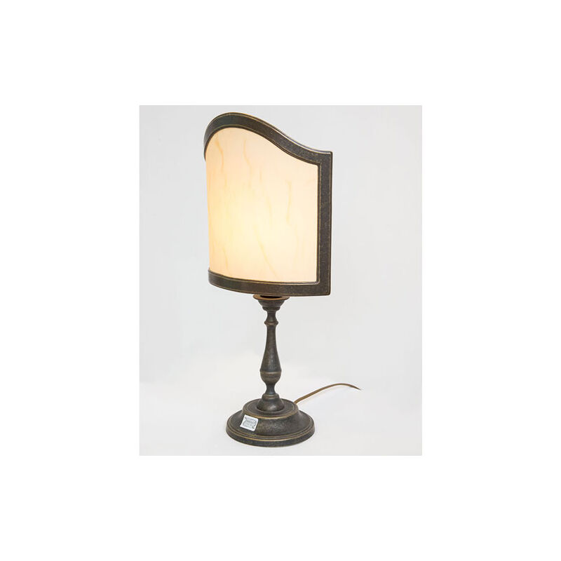 foto del prodotto lanterna plafoniera da tavolo pergamena grande cm. 26x16x48 illuminazione