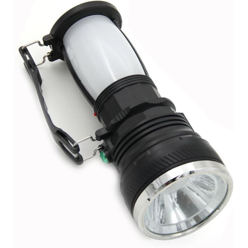 foto del prodotto lanterna portatile usb ricaricabile a risparmio energetico, luce da campeggio per esterni e luce solare per campeggio, escursionismo, pesca