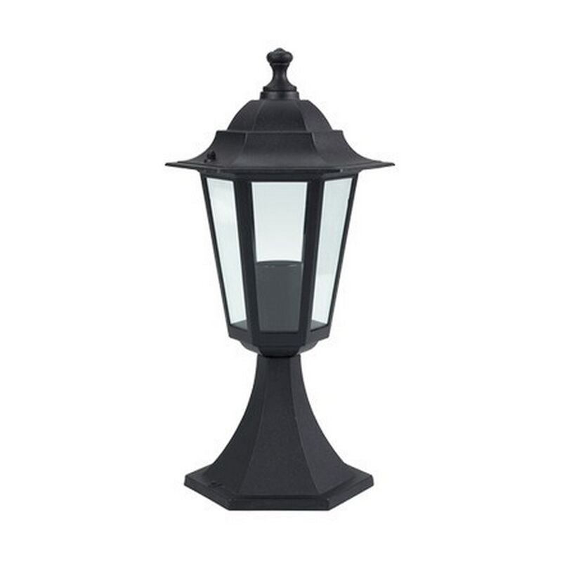 foto del prodotto lanterna poseidone nera con base ip44 1 x e27 novaline