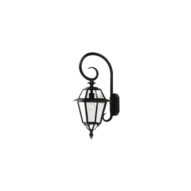 foto del prodotto lanterna praga ermes a muro con braccio pendente lanterne illuminazione cm33xh70