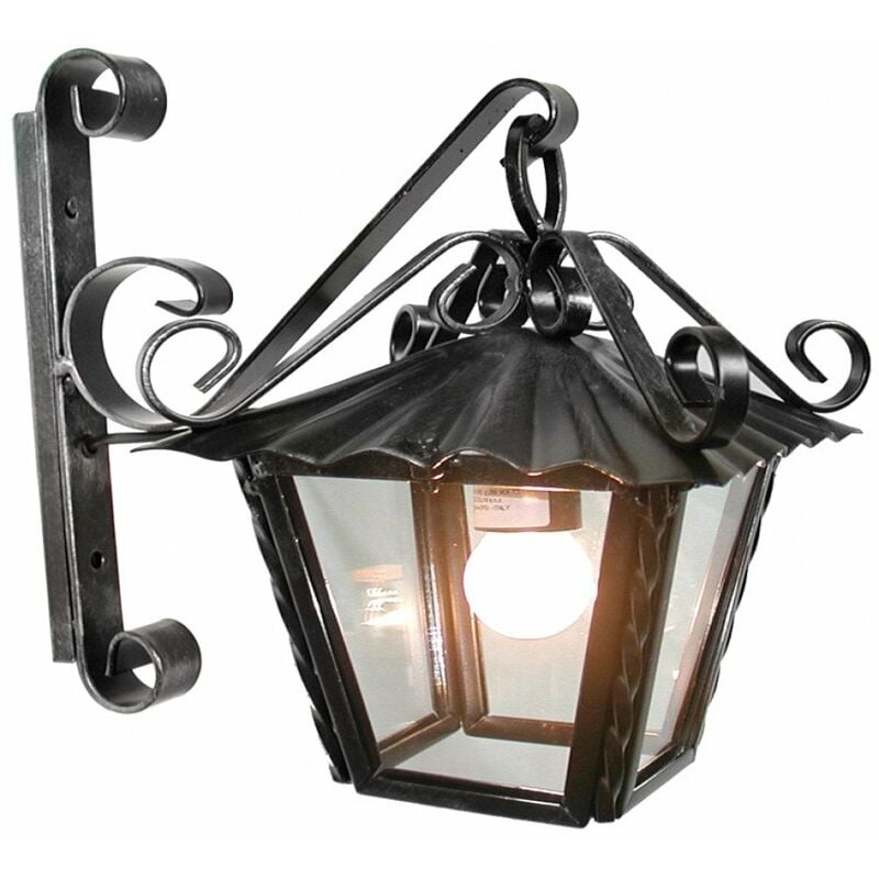 foto del prodotto lanterna quadrata con braccio 1x60 watt