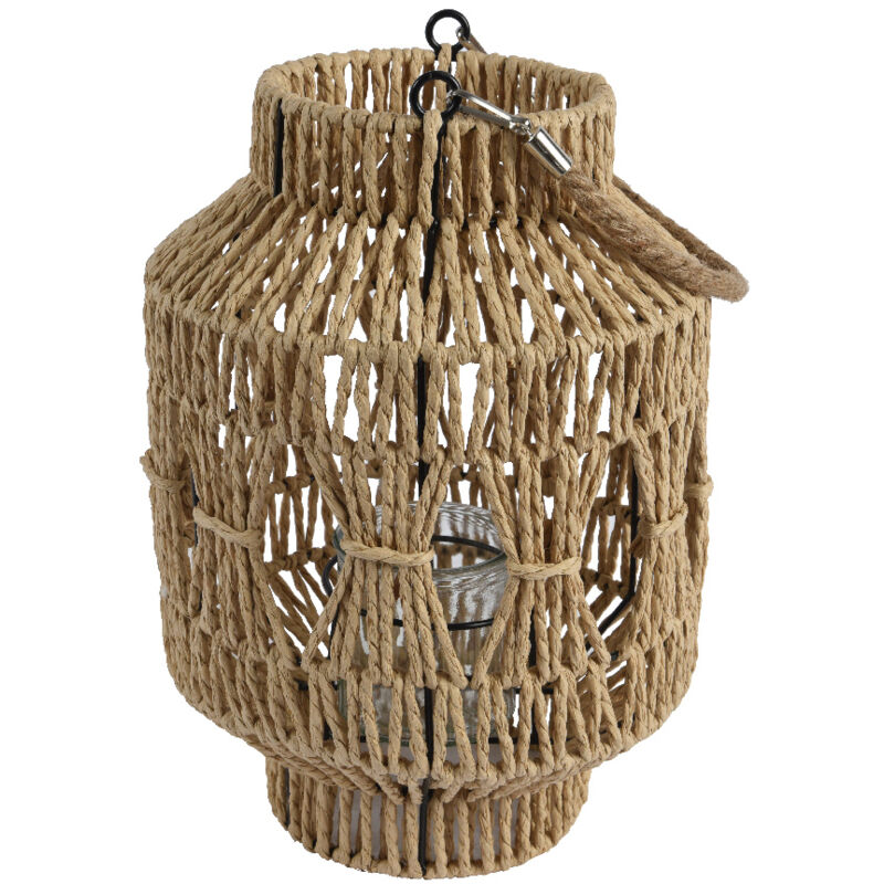 foto del prodotto lanterna rope d.24xh36cm naturale.