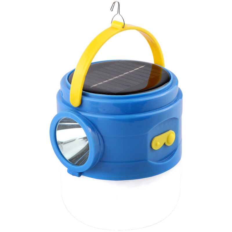 foto del prodotto lanterna solare da campeggio, luce da campeggio ricaricabile luce portatile per tenda luce multifunzionale alimentata a energia solare e con