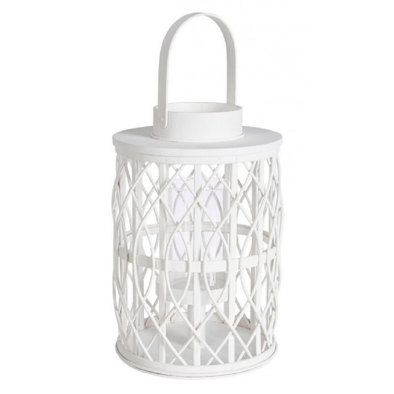foto del prodotto lanterna tanami bamboo tonda da esterno naturale 20x31h