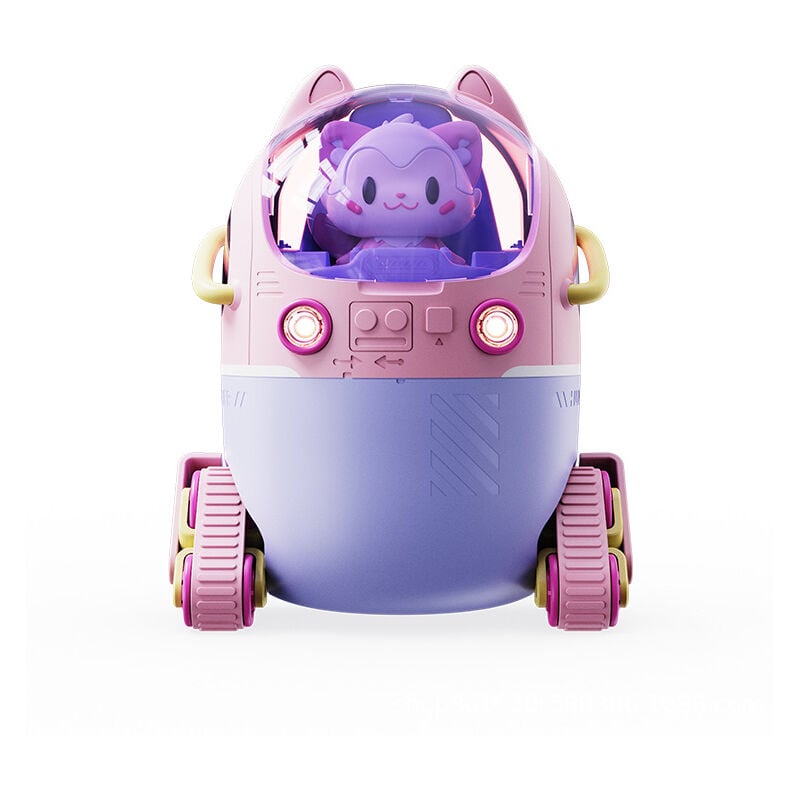 foto del prodotto lanterna umidificatore per aromaterapia domestica, umidificatore a forma di astronave, umidificatore a forma di cartone animato per bambini,