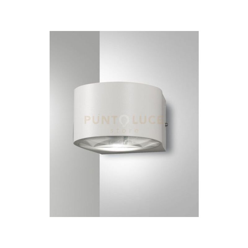 foto del prodotto lao applique bianco 2 luci per esterni 2 luci a led 12w 3000k 1080lm ip65